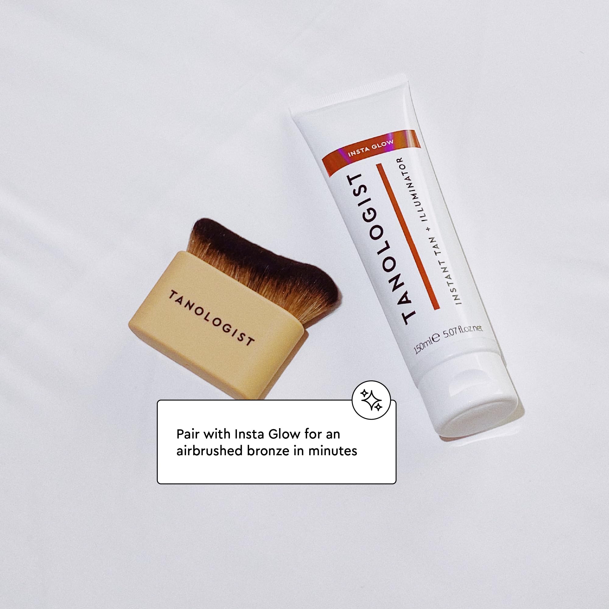 Tanologist KABUKI Face & Body Brush Fake Tan Applicator for an Airbrushed Finish