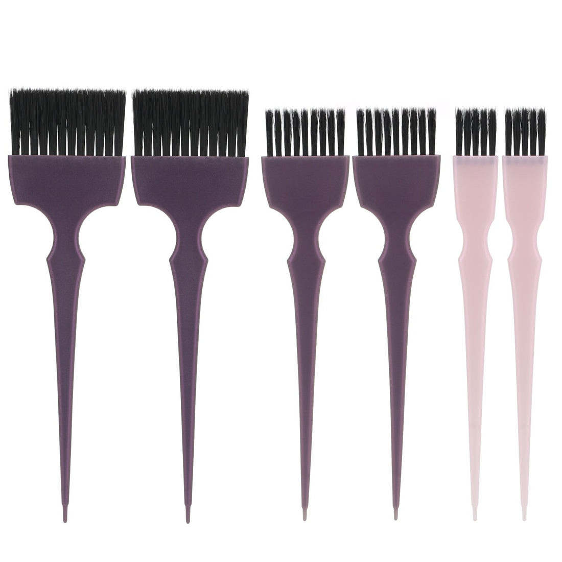Segbeauty Hair Dye Brush, 6pcs Tint Brush Set Hair Color Brush, Professional Hairdressing Tinting Brush Color Applicator Brush, Hair Bleach Styling Brush for Hair Dyeing Balayage