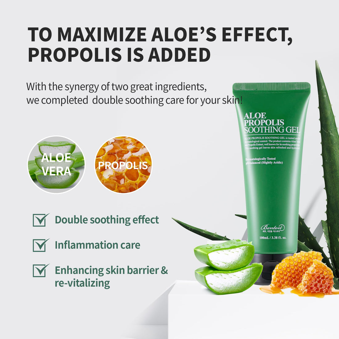 Benton, Aloe Propolis Soothing Gel, 3.38 fl oz (100 ml)