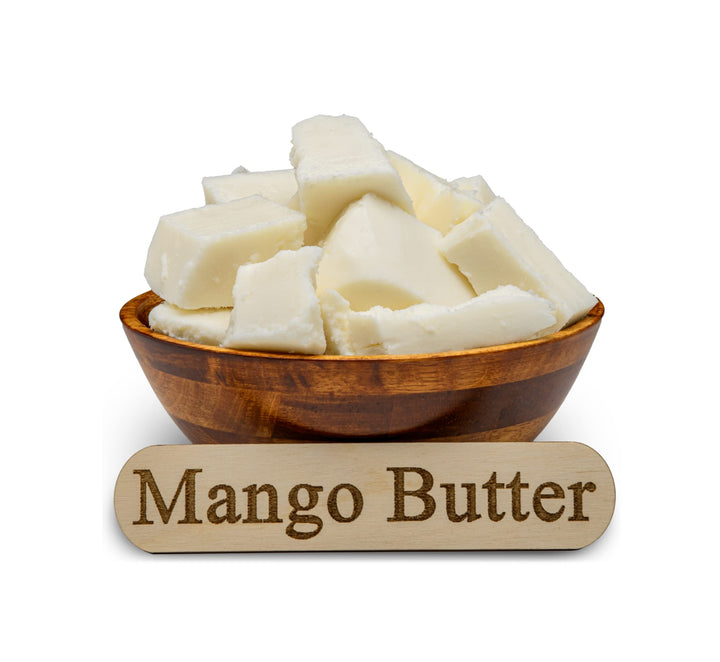 Raw Mango Butter 8 oz. Bar - 100% Pure Natural Unrefined - Great for Skin and Hair Growth. DIY Soap Making, Body Butter, Lotions and Creams.