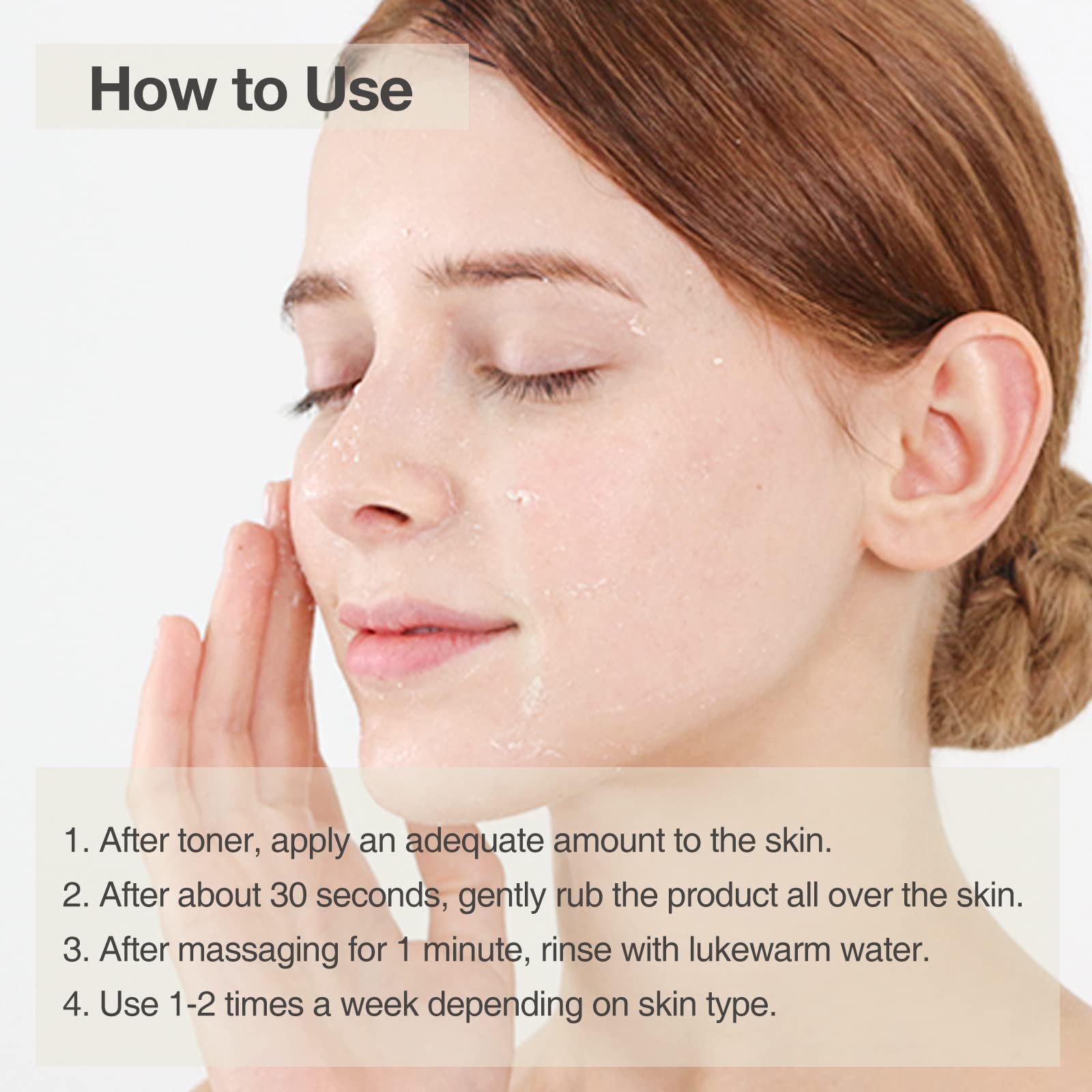 Korean Skincare Non-Abrasive Enzyme Peeling Gel, OxygenCeuticals Daily Botanicals Enzyme Peel, Papaya & Pineapple Enzymes, Improves Acne Scars, Blackheads, Pore Size, Texture, All Skin Types, 2.54 oz