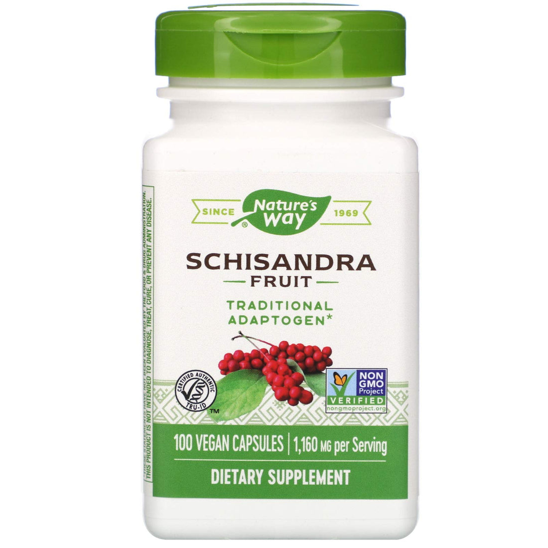 Nature's Way Schisandra Fruit -- 100 Capsules