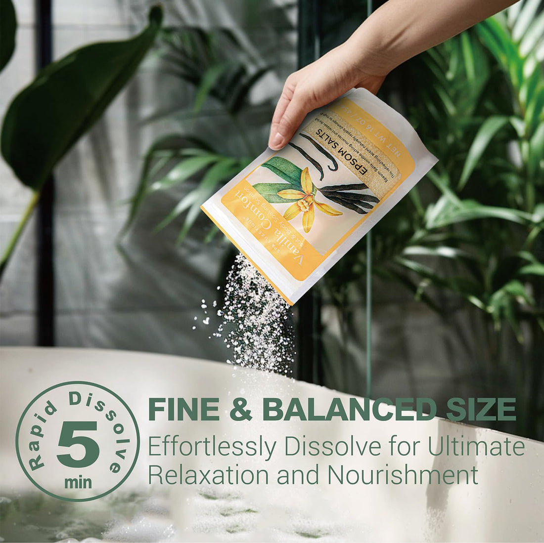 Epsom Salts for Soaking, Spa Luxetique Bath Salts for Women Gifts Set with Lavender, Vanilla and Coconut Scent Bath Set with Tea Tree Oil Gifts for Mom Mother's Day Gifts