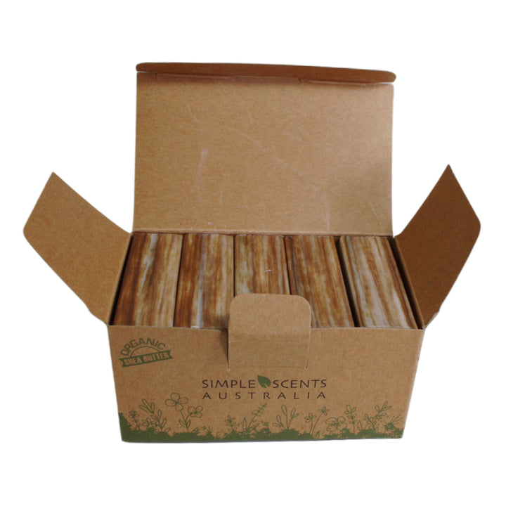 Simple Scents Australia Sandalwood Scented Natural Soap Bars (5 Bars), 3.5oz Moisturizing French Triple Milled Soap Bars Enriched with Shea Butter - Pure Plant Oil Bath & Body