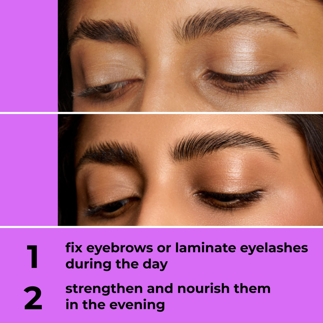 LAMEL Lamination Clear Brow and Lash Gel - Megafixing Eyebrow Glue, Eyebrow Gel, Waterproof & Sweat-Proof Clear Mascara, Setting for Feathered & Fluffy Brows - Flawless Eyebrow Makeup