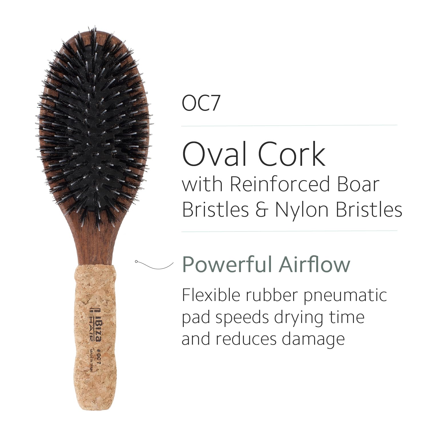 Ibiza Hair OC Series Brush, OC7