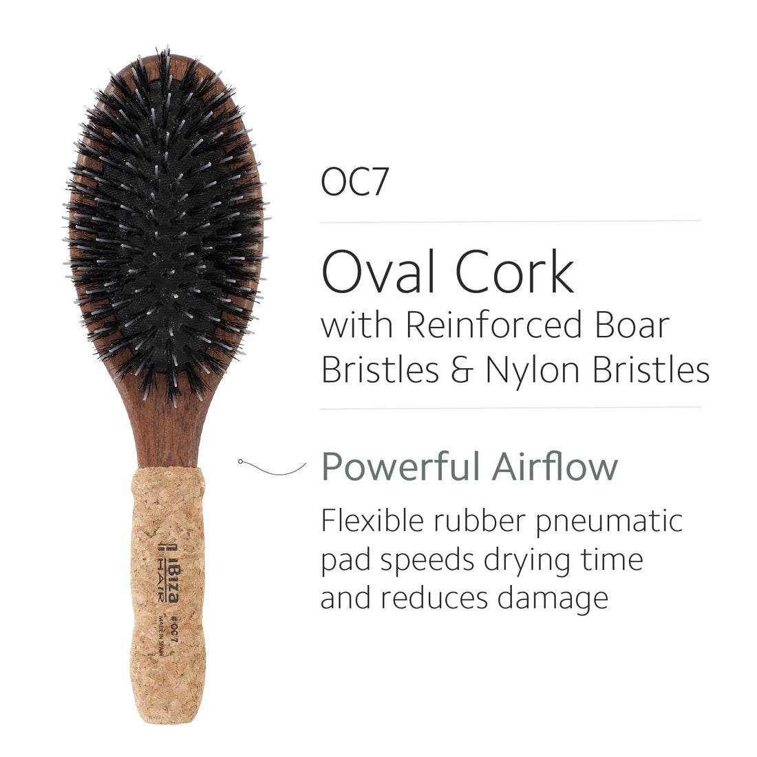 Ibiza Hair OC Series Brush, OC7