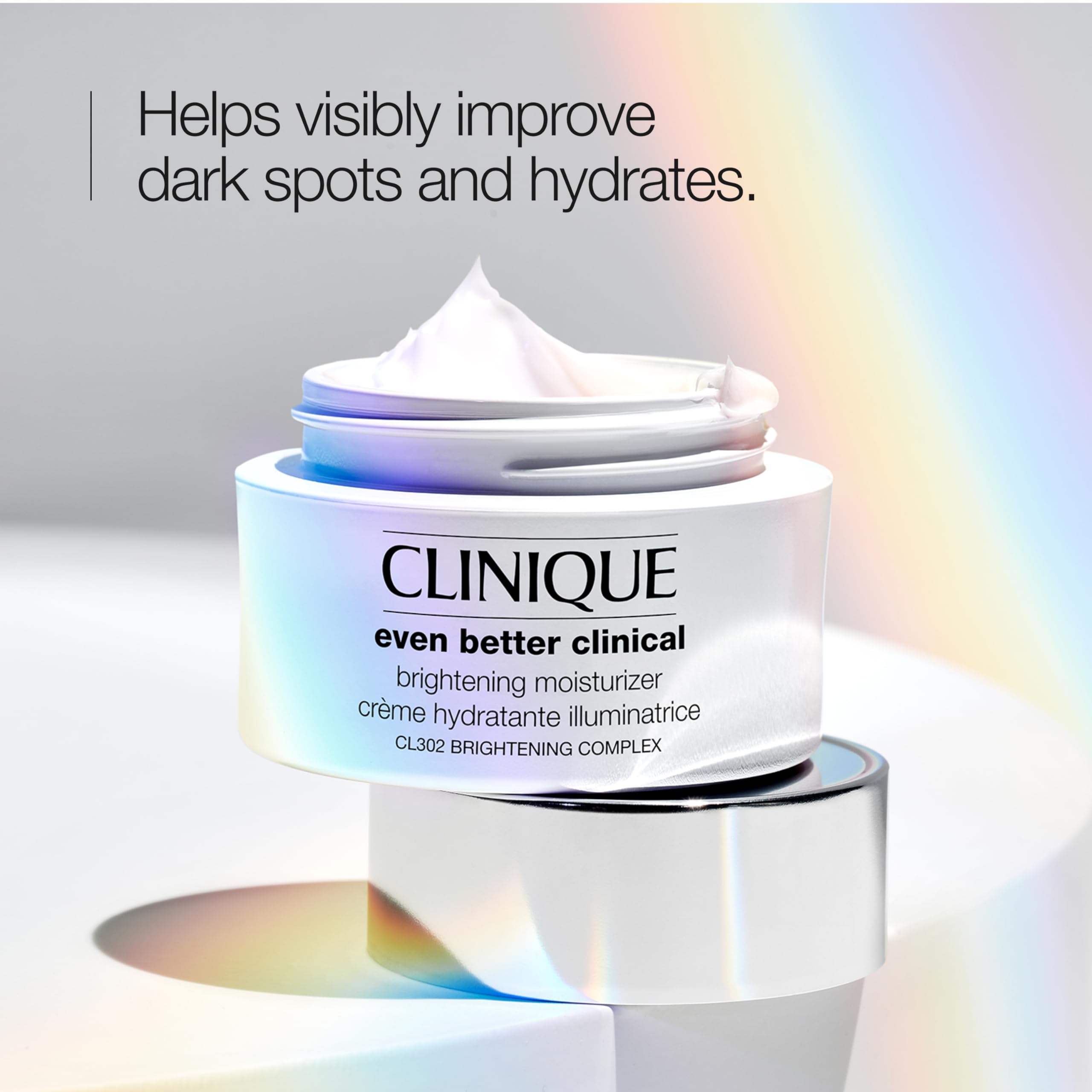 Clinique Even Better Clinical Brightening Moisturizer With Salicylic Acid, Glucosamine + Vitamin C | Hydrating + Dark Spot Reducing, 0.5 Ounce