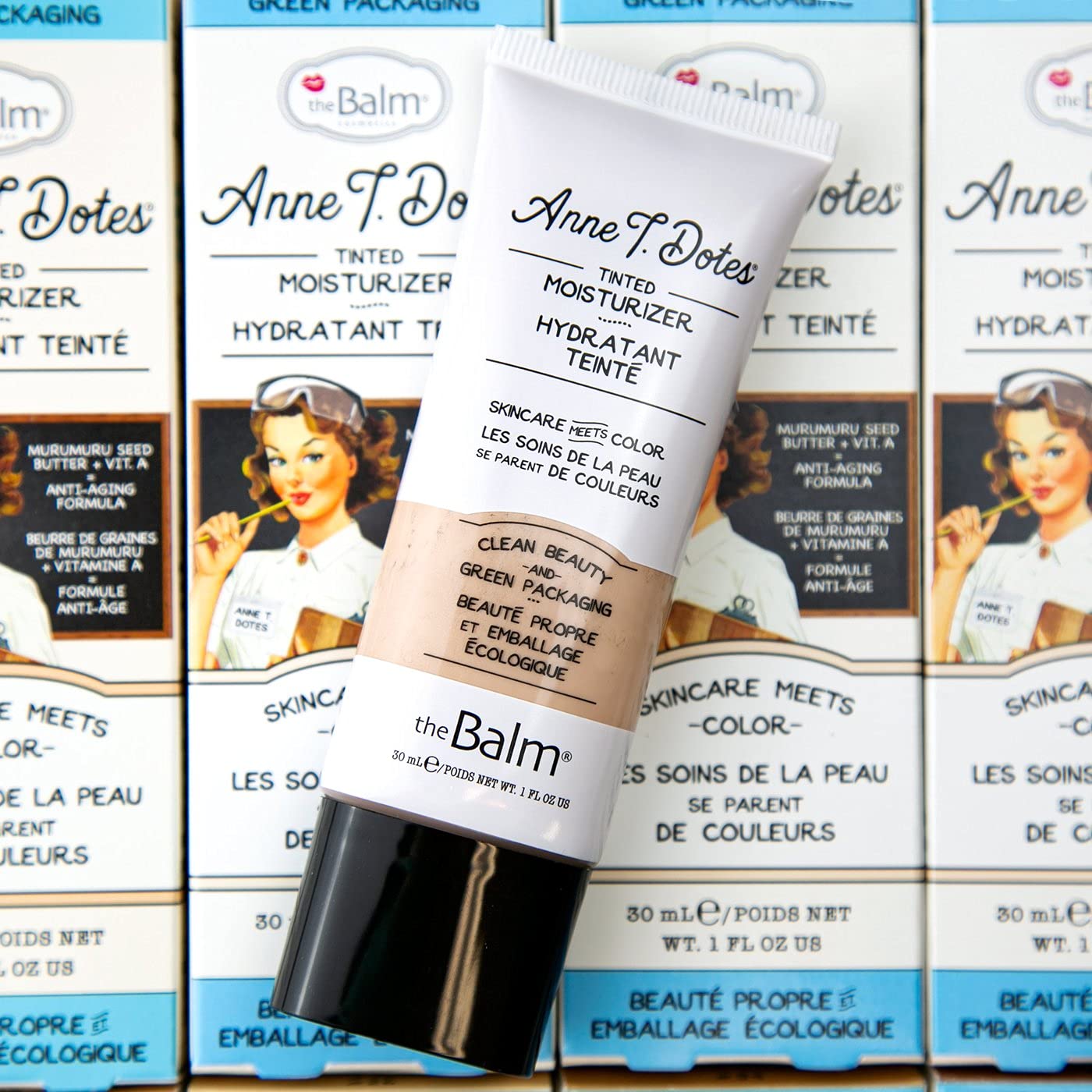 theBalm Anne T. Dotes Tinted Moisturizer, 10 (For Very Fair Skin), 1 fl. oz.
