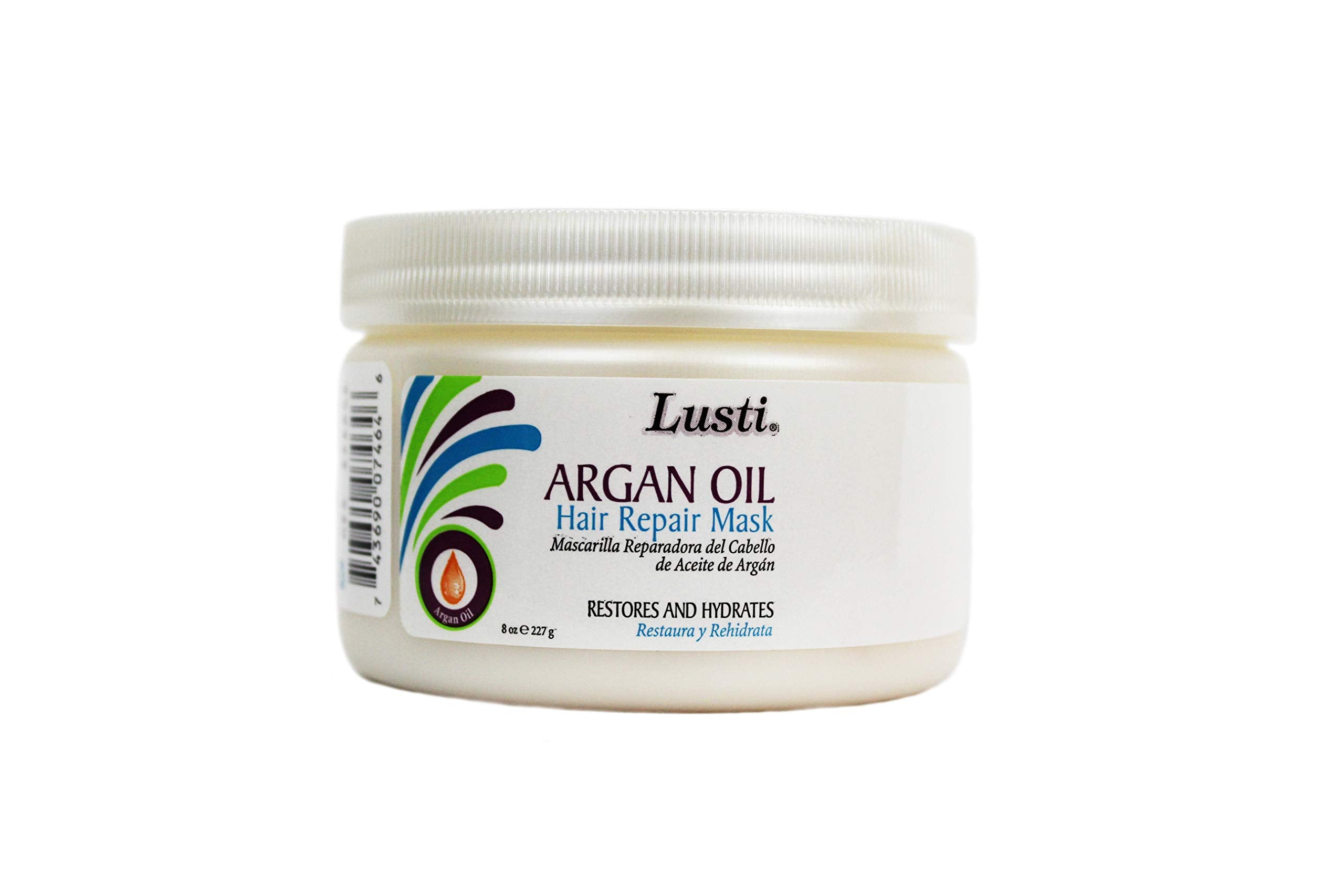 Lusti Naturals Argan Oil Hair Repair Mask, Restores & Hydrates, 10 Oz