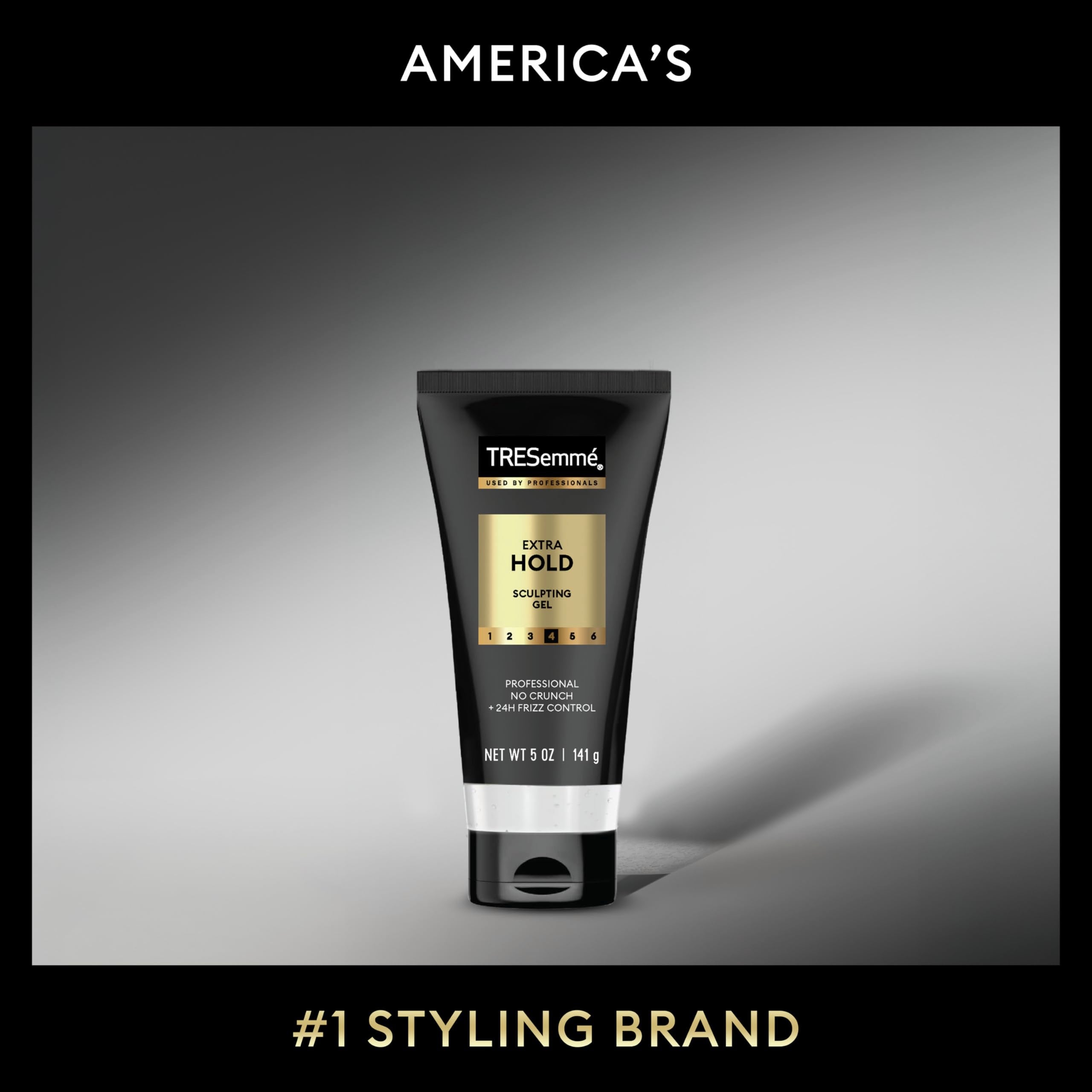 TRESemmé Alcohol-Free Gel Extra Hold for 24H Frizz Control, with Pro Lock Technology, 5 oz