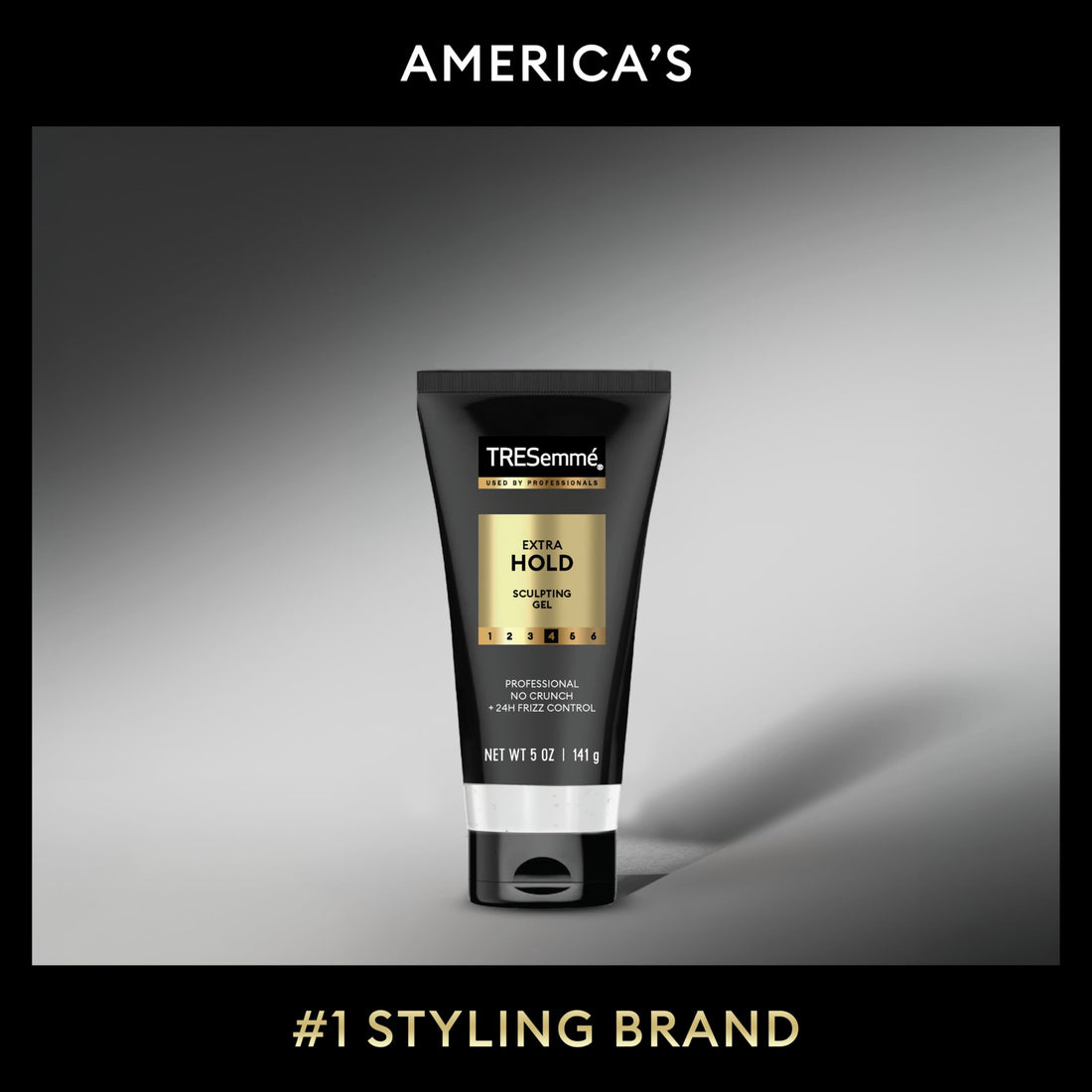 TRESemmé Alcohol-Free Gel Extra Hold for 24H Frizz Control, with Pro Lock Technology, 5 oz