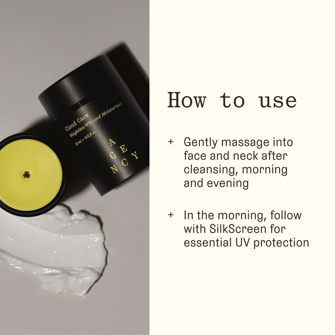 Agency Anti-Aging Weightless Face Moisturizer, Lightweight Face Cream, Helps Visibly Plump and Soften Skin, by Curology, 1.7 oz