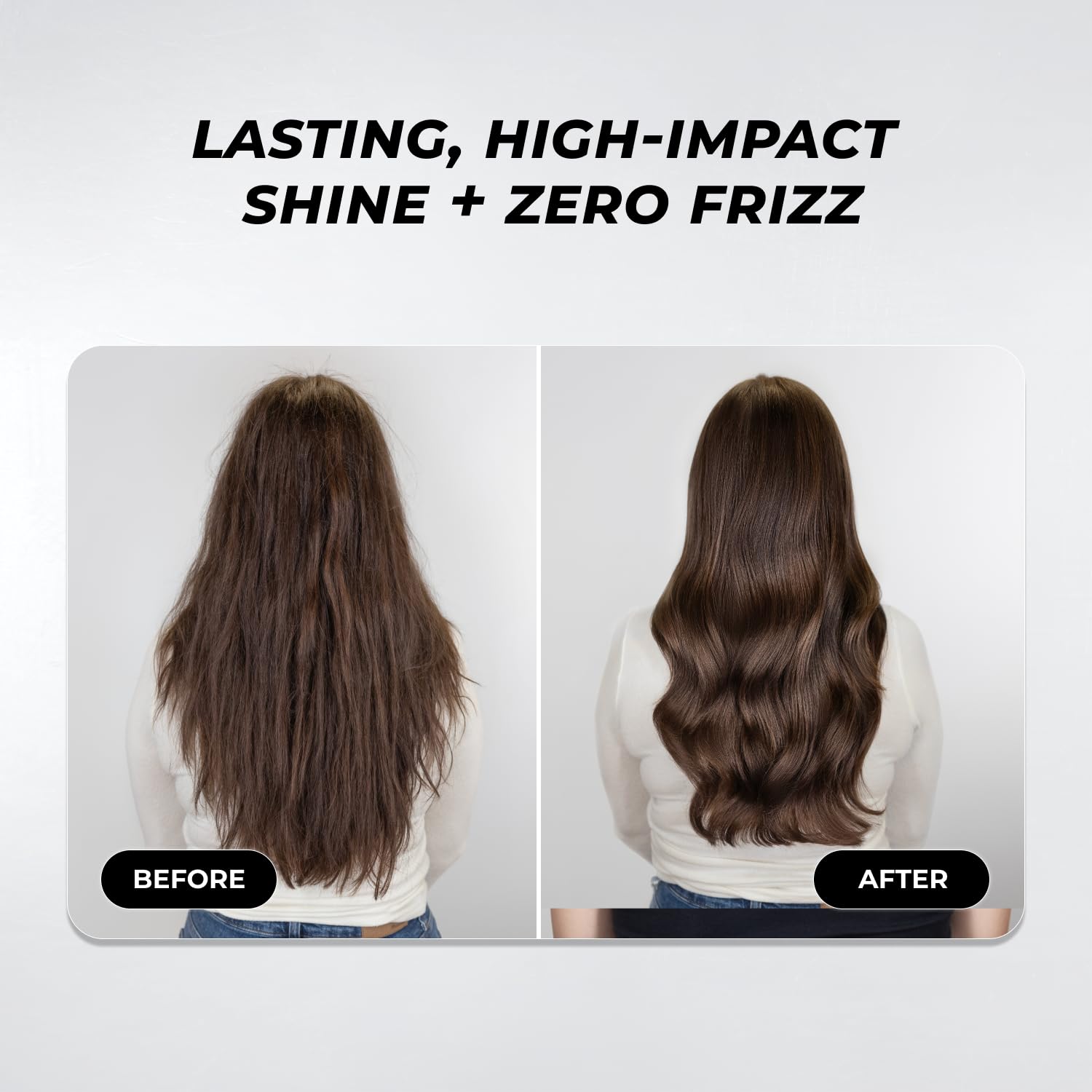 XMONDO Hair Super Gloss Intensive Glossing Treatment | Infused with Bond Booster Technology to Boost Shine & Hyaluronic Acid for Nourishment, Revitalization & Repair, Vegan Formula, 8 Fl Oz 1-Pack