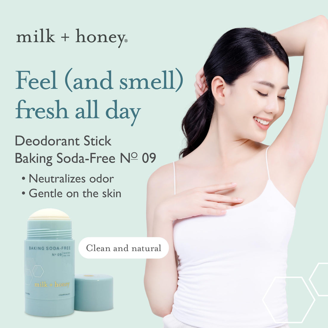 Milk Honey Baking Soda Free No. 09 (Lavender, Tea Tree) : Milk + Honey Baking Soda-Free Deodorant (Baking Soda Free No. 09 (Lavender, Tea Tree))
