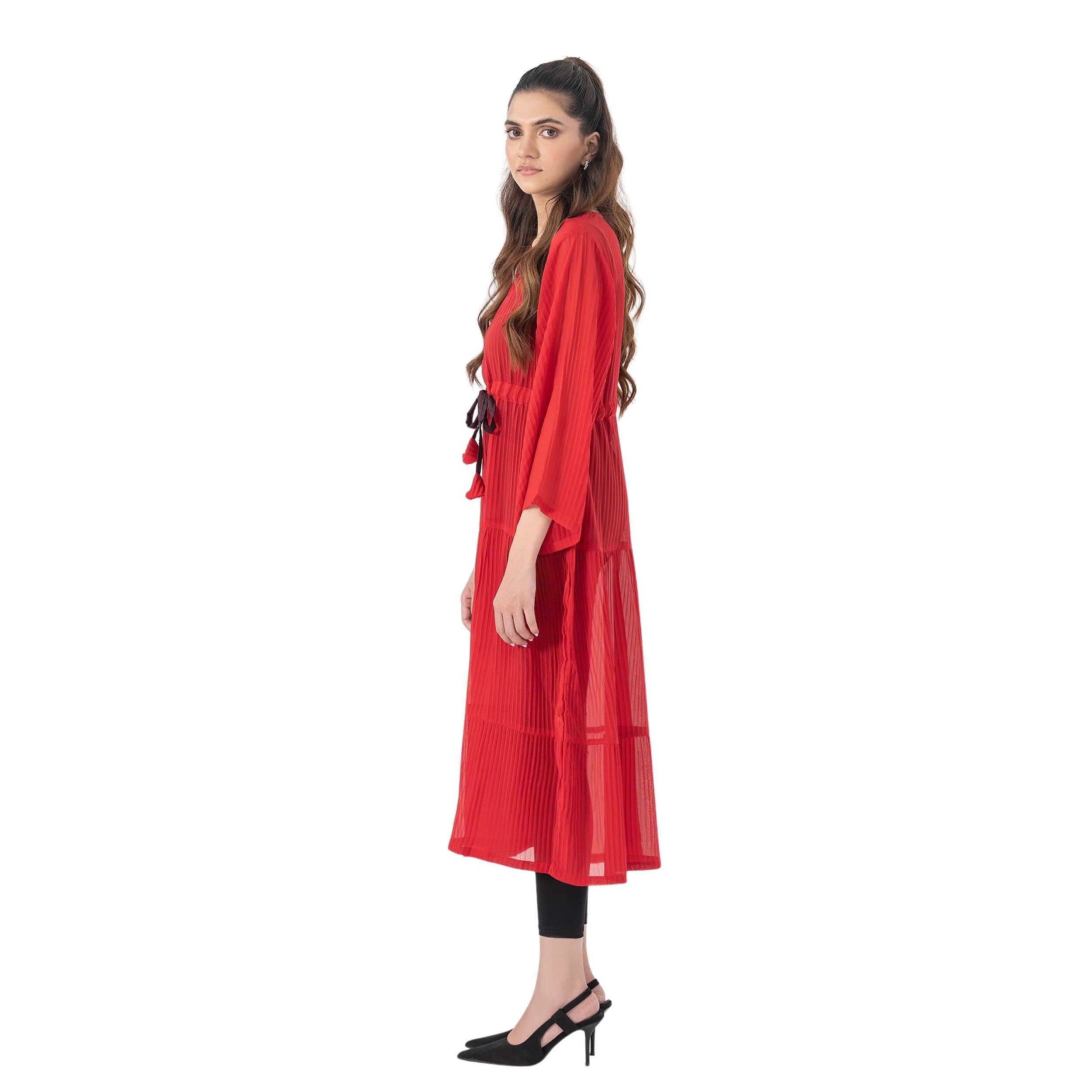Native Women Dress Red – Elegant Casual Dress for Women, Large Size – Stylish Flowy Outfit for Everyday & Special Occasions