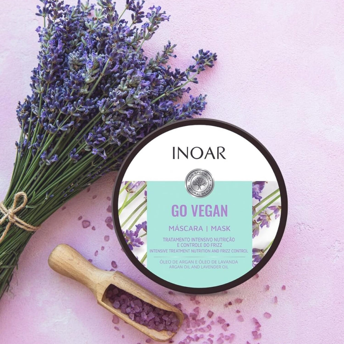 INOAR PROFESSIONAL - Go Vegan Anti-Frizz Hair Mask (8.8 fl oz./250 g)