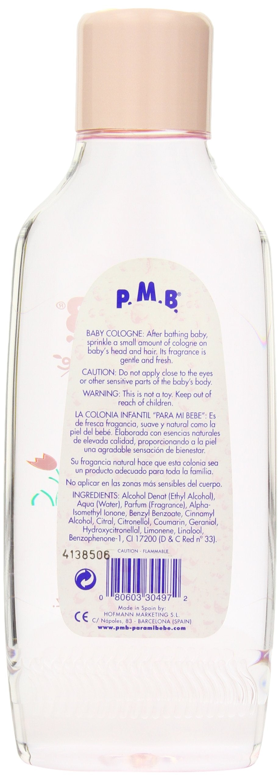 Para Mi Bebe Splash Cologne Girls, 25 Ounce