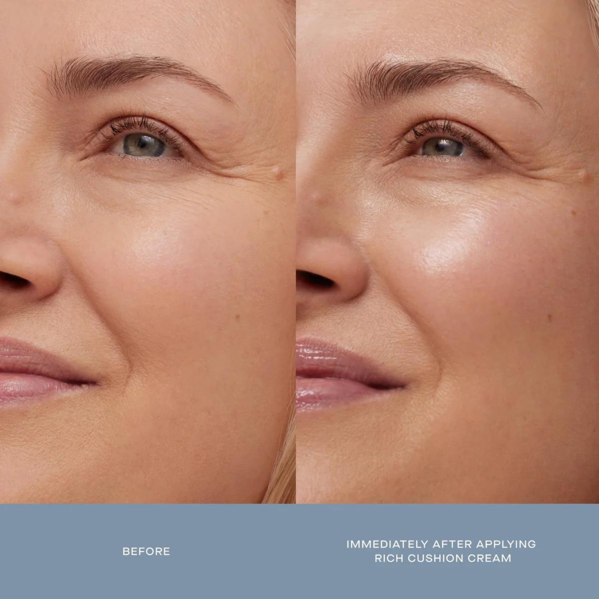 Summer Fridays Rich Cushion Face Cream - Ultra Plumping Barrier Repair Cream + Makeup Primer - Infuses Skin with Rich Hydration from Glycerin + Squalane - Non-Comedogenic + Fragrance-Free (1.69 Oz)