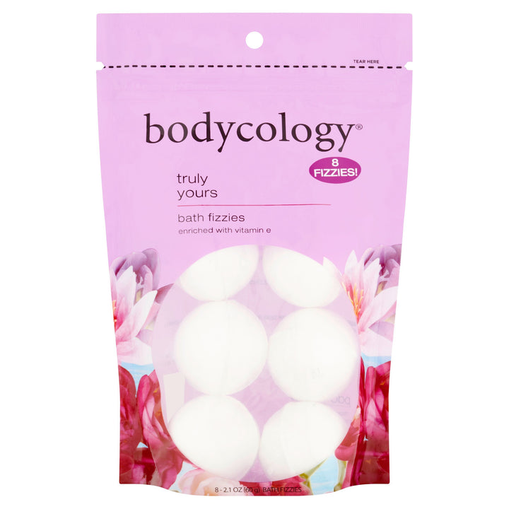 Bodycology Truly Yours Bath Soak Fizzies Bombs 8 - 2.1 Oz Balls