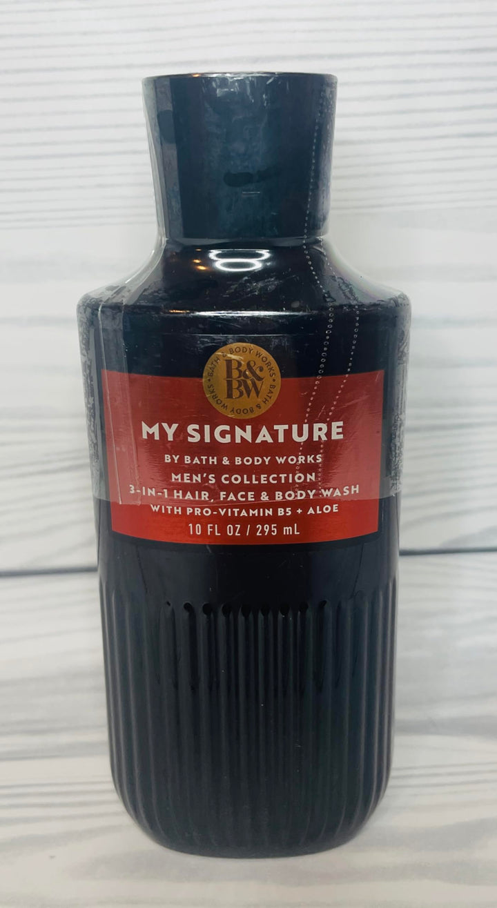 Bath & Body Works Men's My Signature Fragrance 3-in-1 Hair, Face & Body Wash 10 Ounce