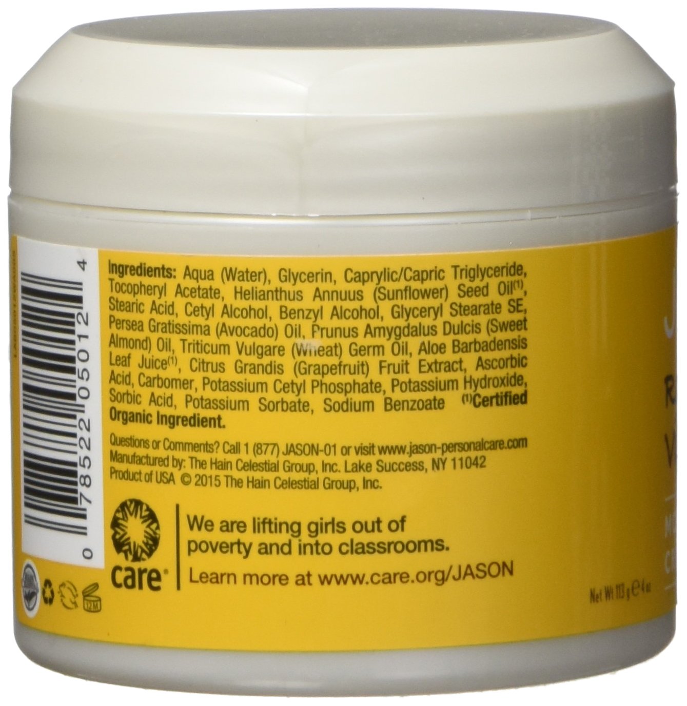 Jason Natural Jason - 5,000 I.U. Vitamin E Revitalizing Moisturizing Creme, 4 Oz.