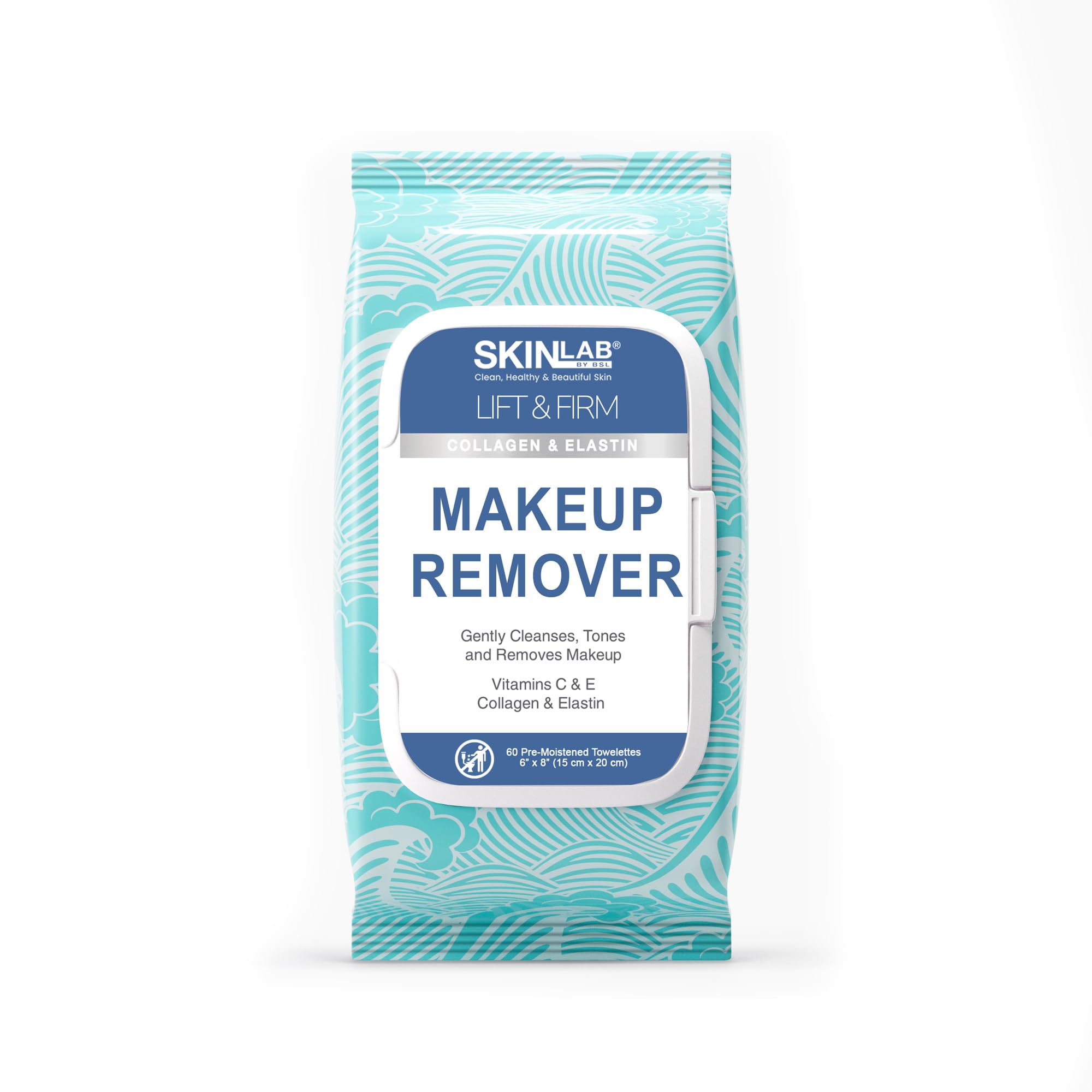 SKIN&LAB Skin Lab Lift & Firm Towellete Make-Up Remover 60 Count