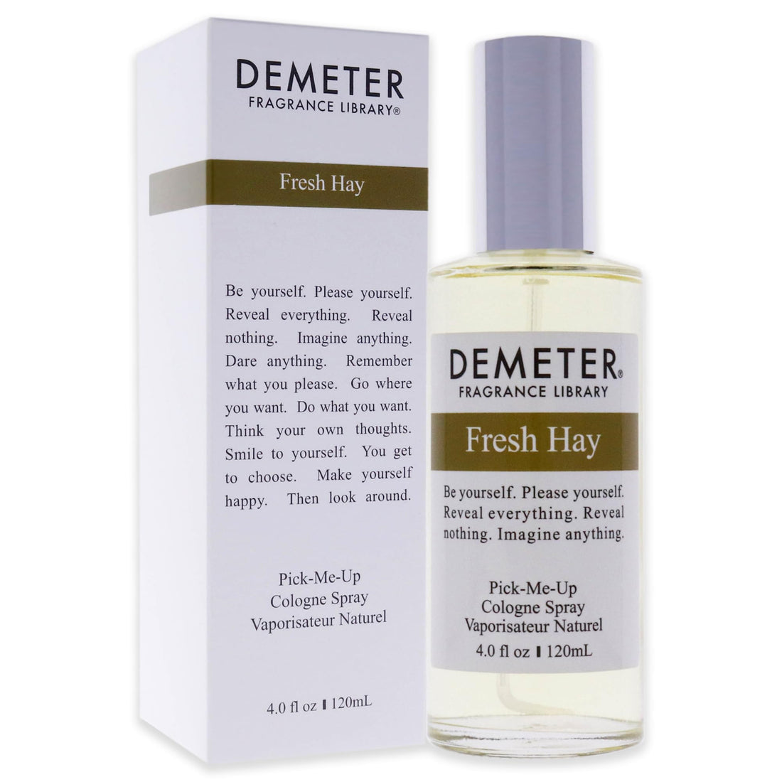 Demeter Fresh Hay Eau de Cologne Spray for Women, 4 Ounce