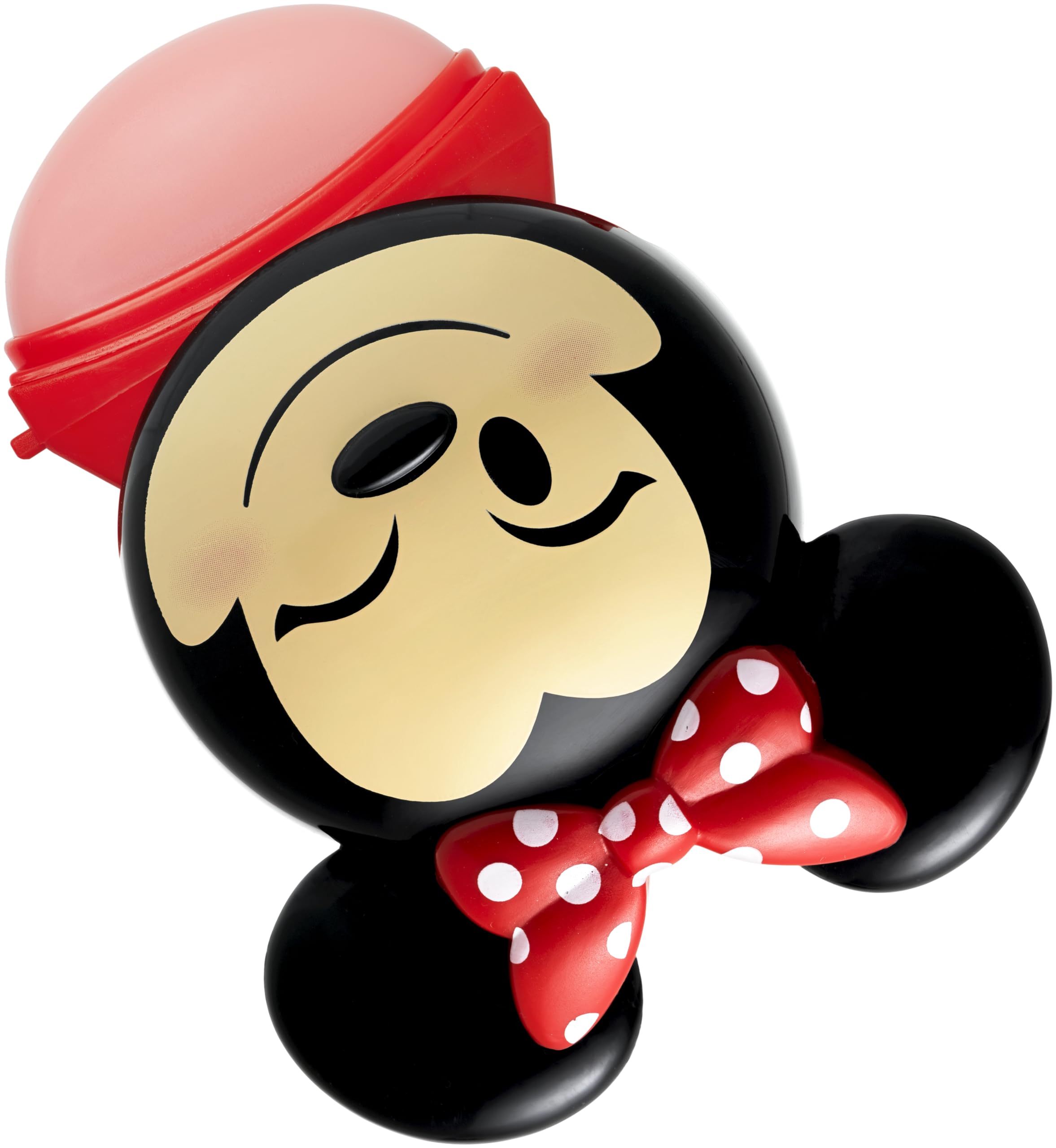 Lip Smacker Disney Minnie Mouse Emoji Lip Balm, Strawberry Lemonade Flavored, Clear, For Kids