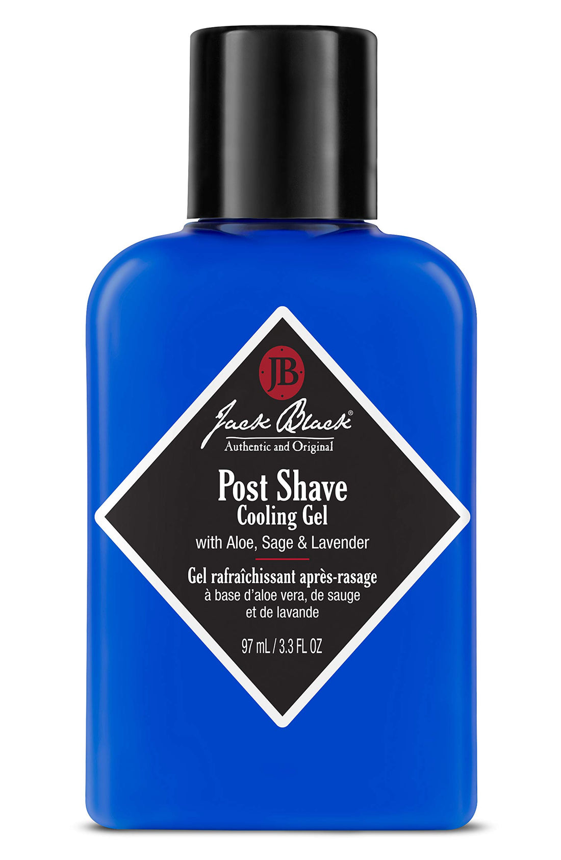 Jack Black Post Shave Cooling Gel, 3.3 Fl. Oz – Clear After Shave Gel for Men, Men’s Aftershave Gel, Natural Ingredient Razor Burn & Skincare