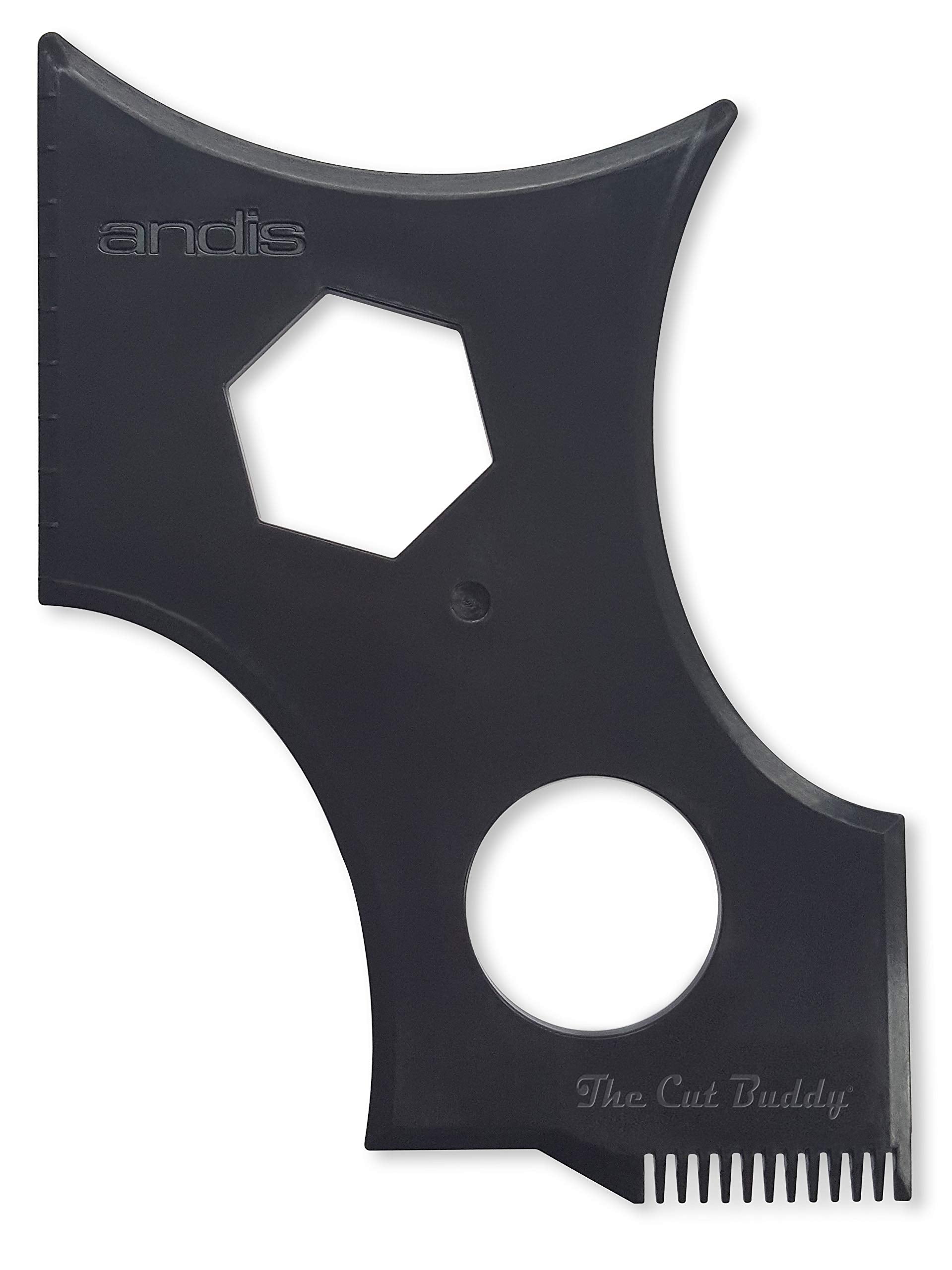 Andis The Cut Buddy Hair Beard Shaping Tool for all Beards and Hairlines, Black, 1 Count