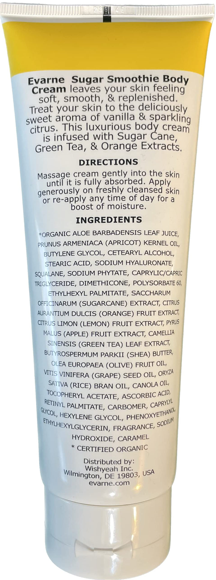 Evarne Sugar Smoothie Body Creme - Body Cream