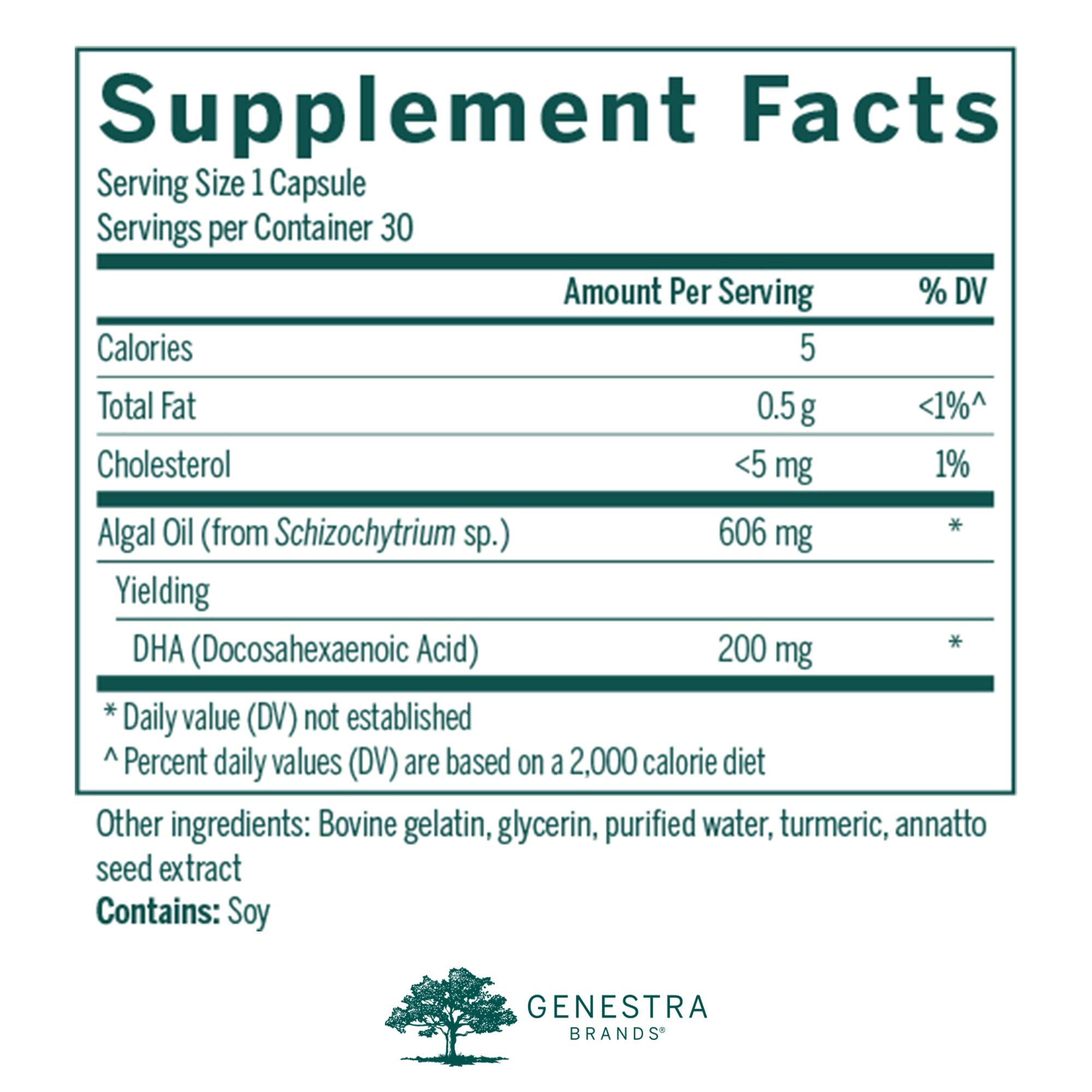 Genestra Brands Super Neurogen DHA | Supports Memory, Cognitive and Neuronal Health | 30 Capsules