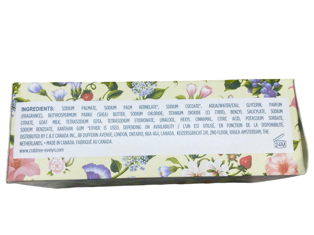 Crabtree & Evelyn Summer Hill Triple Milled Soap Bar 7 oz