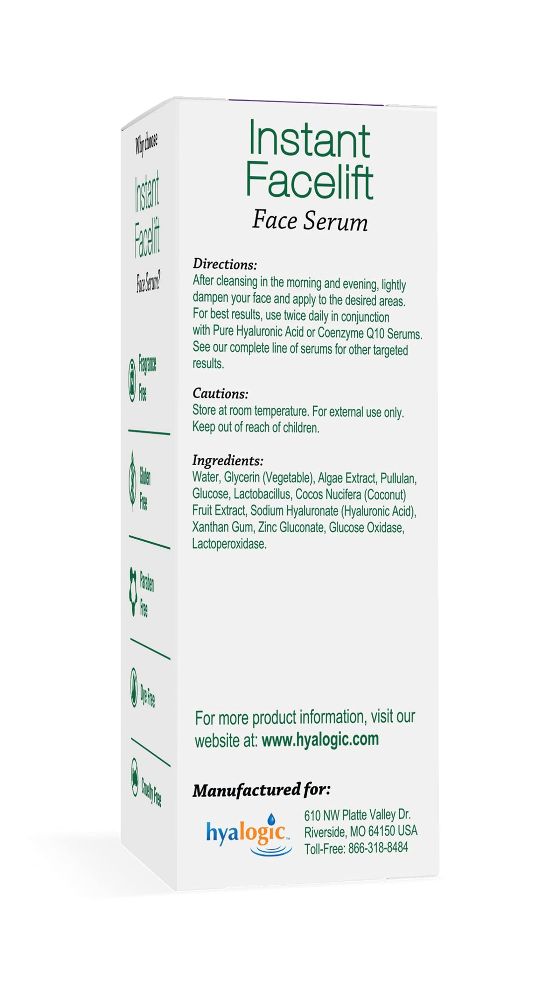 Hyalogic Episilk Instant Facelift Serum, 0.50 Ounce
