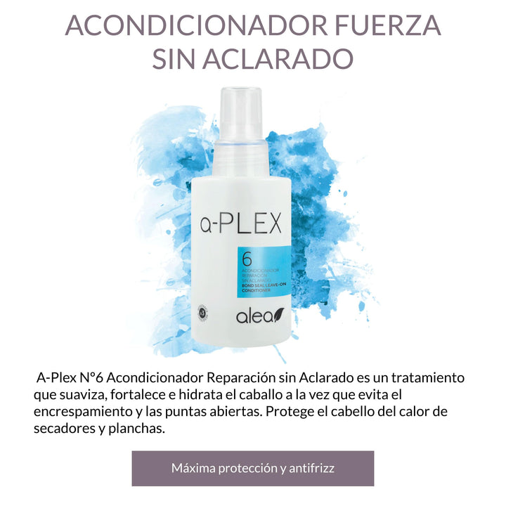 ALEA - Leave-In Conditioner - A-Plex Nº6 Leave-In Repair Conditioner - 250 ml - All Hair Types - Softens, Strengthens, and Hydrates - Anti-Frizz Hair - Heat Protector