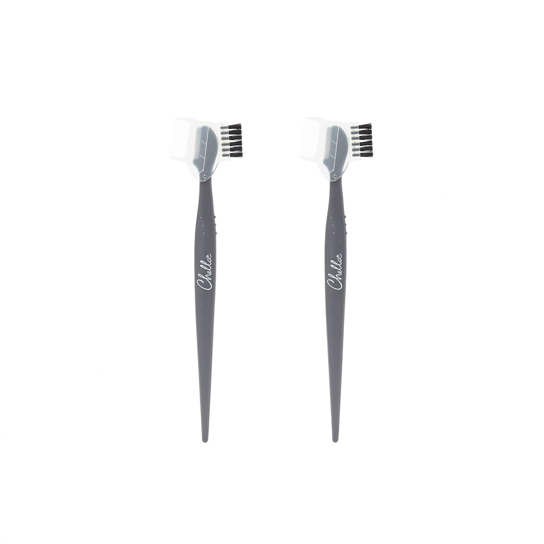 Chella Eyebrow Razor, Brow Razor with Brush and Comb, Pack of 2