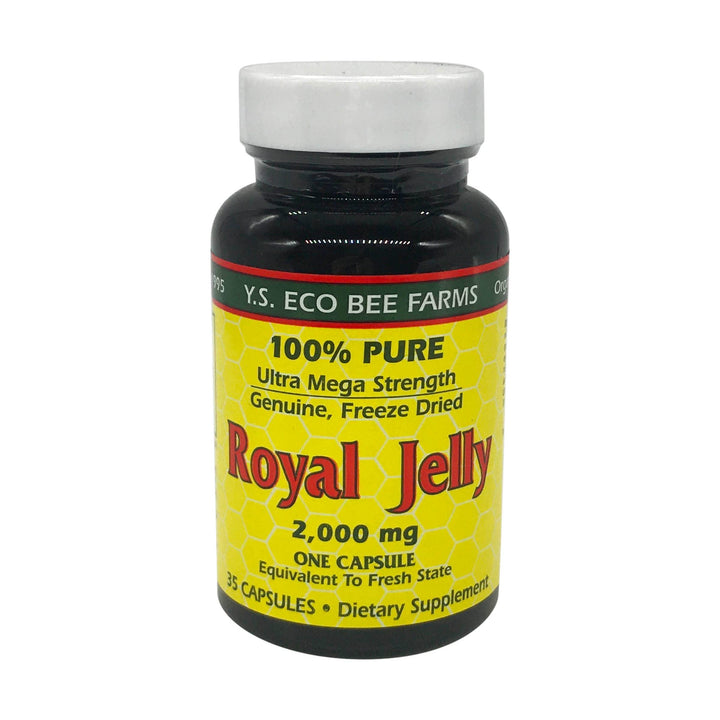 YS Royal Jelly/Honey Bee - Royal Jelly, 2000 mg, 35 capsules