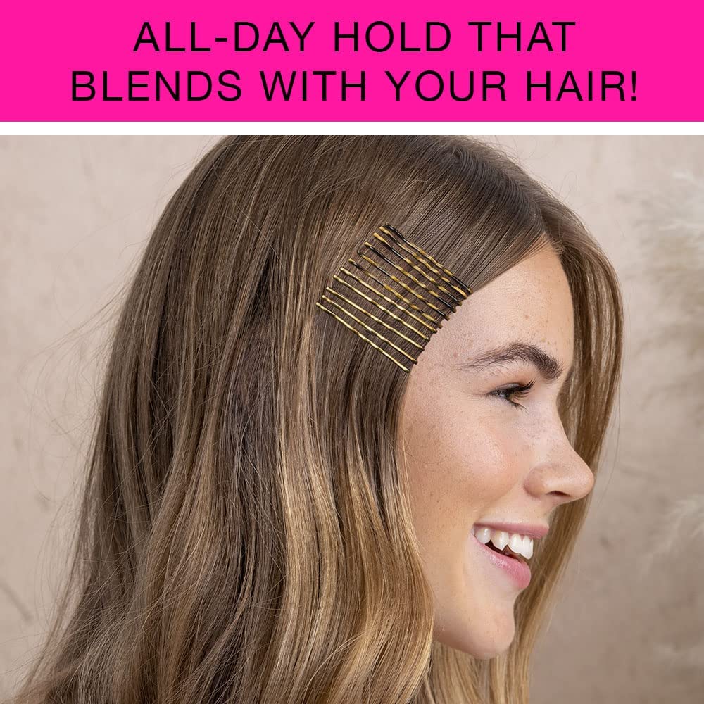 Scunci No-slip Grip Beautiful Blends Blonde Bobby Pins, 48-Count