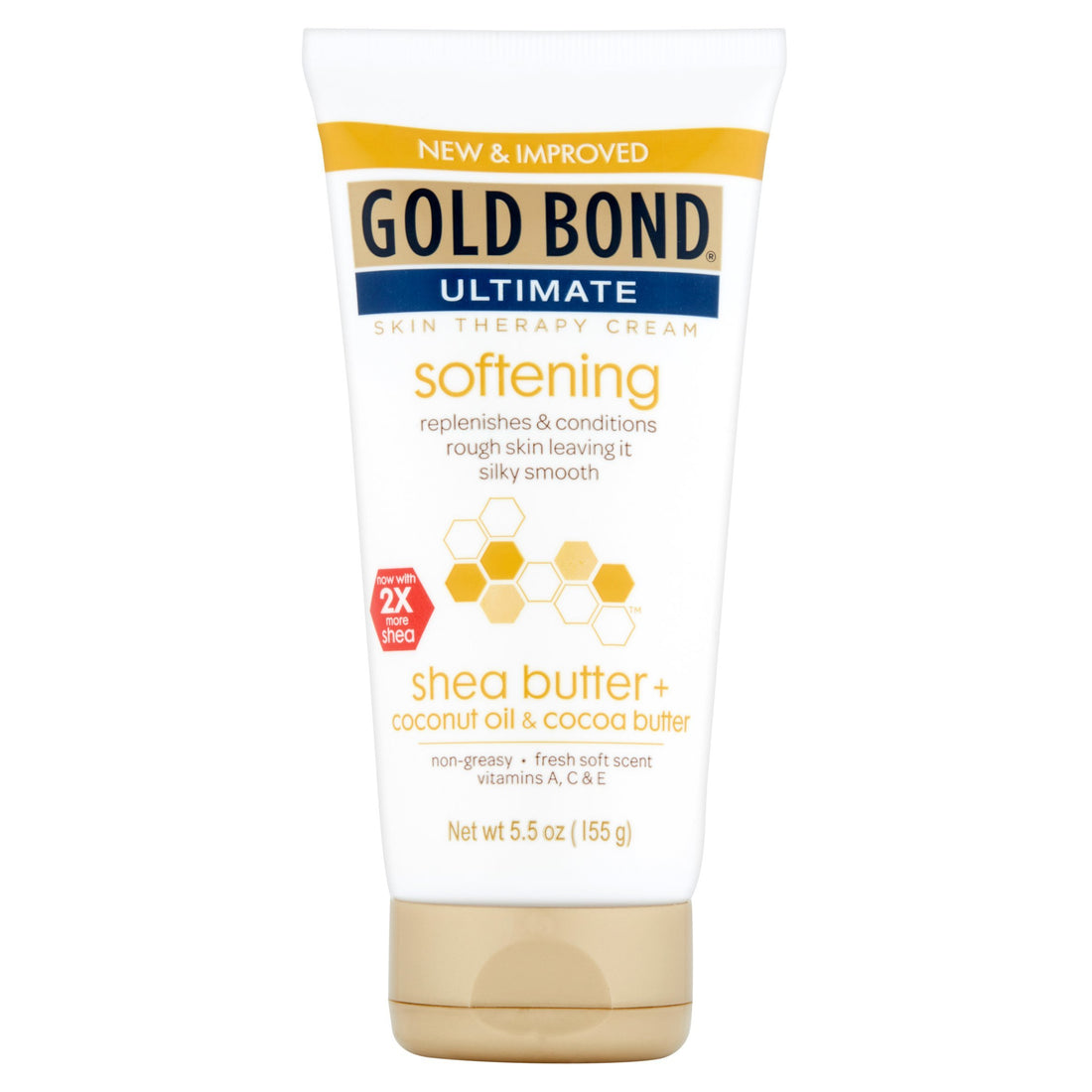 Gold Bond Softening Hydrating Cream, With Shea Butter, Coconut Oil & Cocoa Butter, 5.5 oz