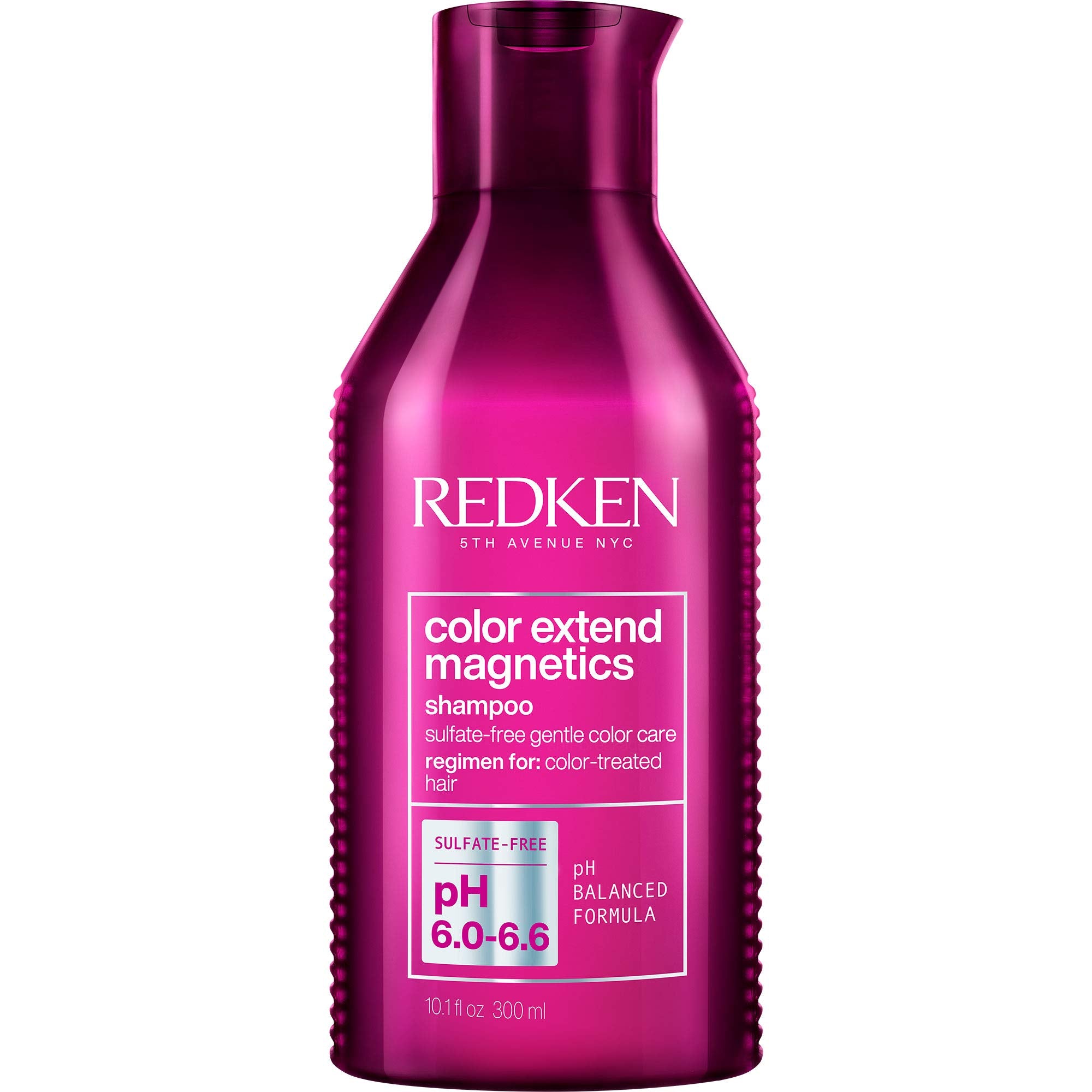 Redken Color Extend Magnetics Shampoo | For Color-Treated Hair | Gently Cleanses & Protects Color | With Amino Acid | Sulfate-Free | 10.1 Fl Oz, 10.1 fl. oz