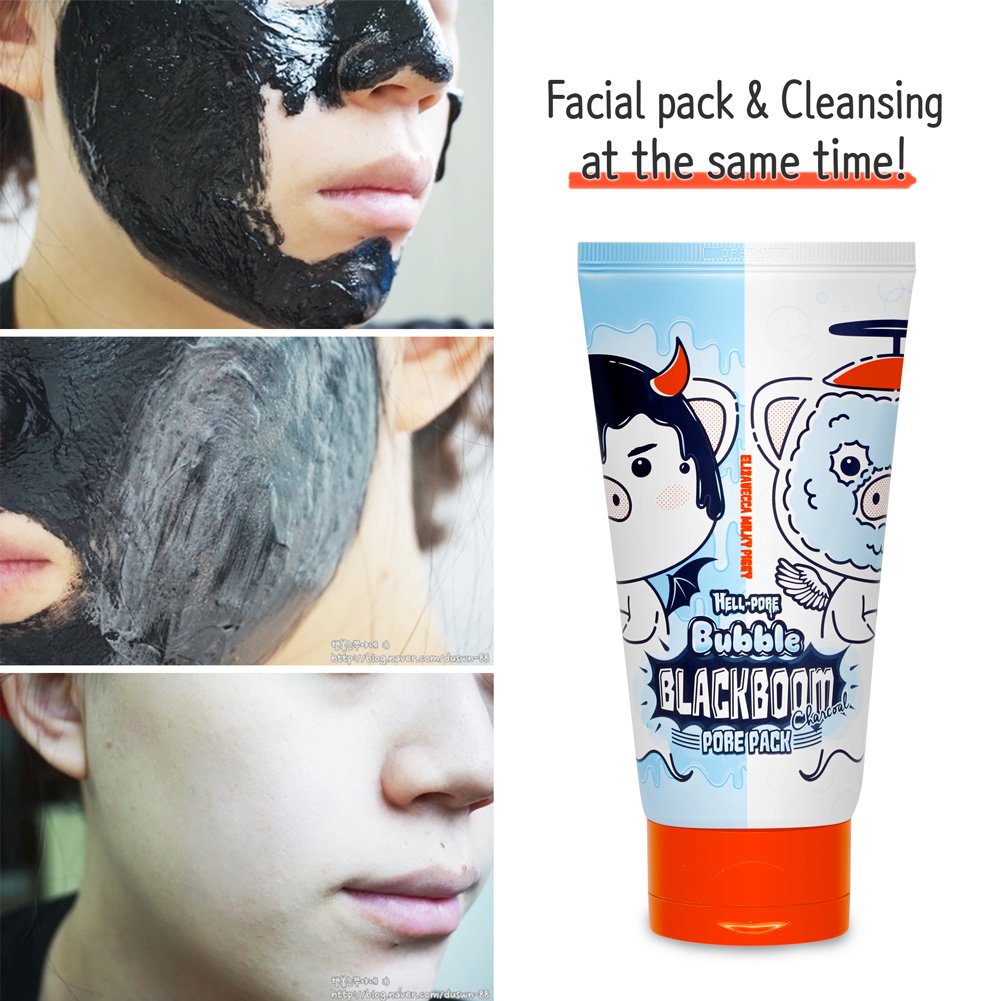 Elizavecca Milky Piggy Hell Pore Bubble Blackboom Charcoal...