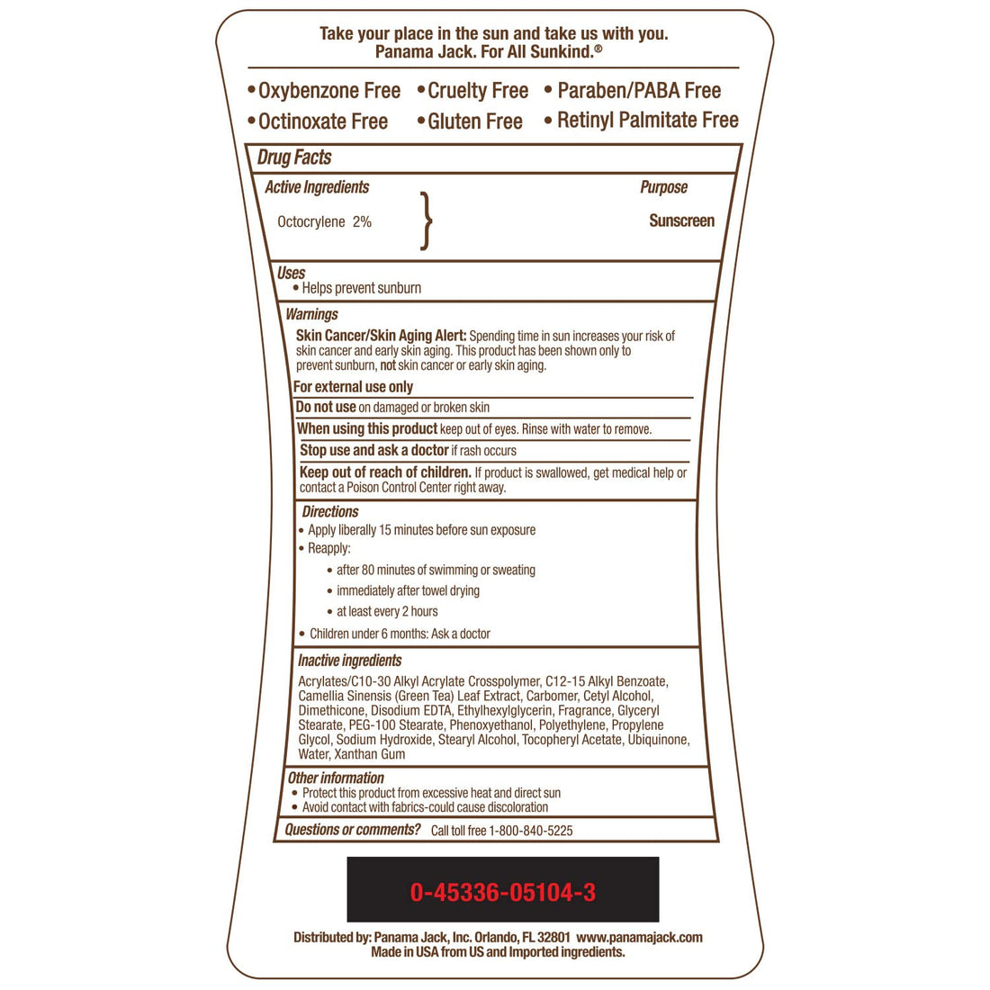 Panama Jack Dark Tanning Lotion SPF 4