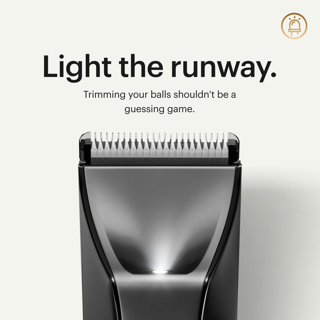 MANSCAPED® The Lawn Mower® 4.0, Electric Groin Hair Trimmer, Replaceable SkinSafe® Ceramic Blade Heads, Waterproof Wet/Dry Clippers, Rechargeable, Wireless Charging, Male Hygiene Grooming Razor