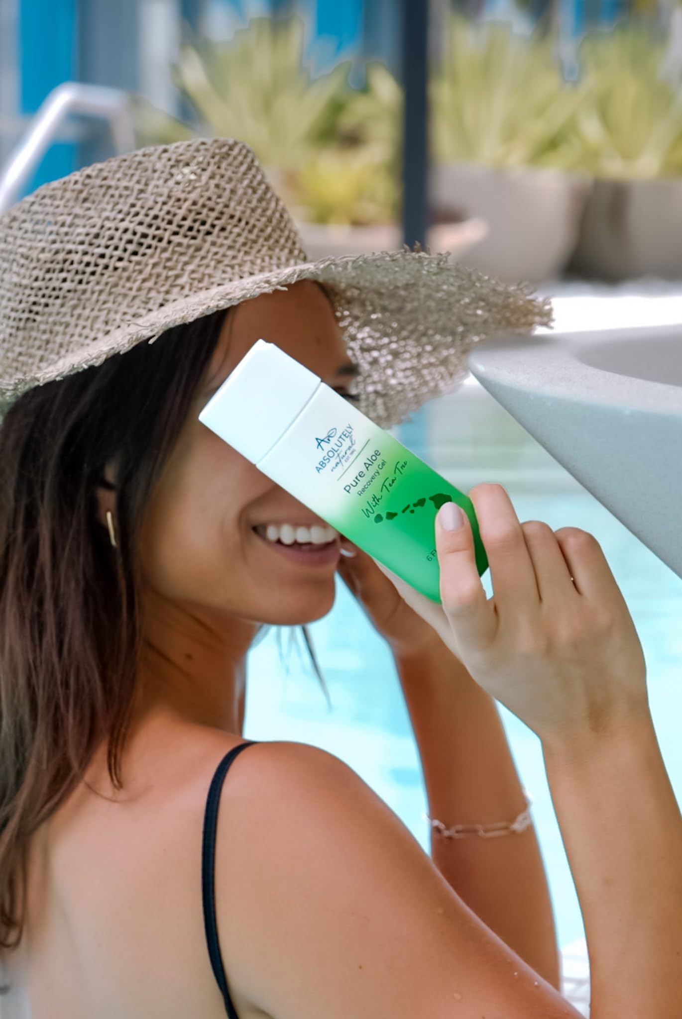 Absolutely Natural Pure Aloe Recovery Gel - With Tea Tree Oil