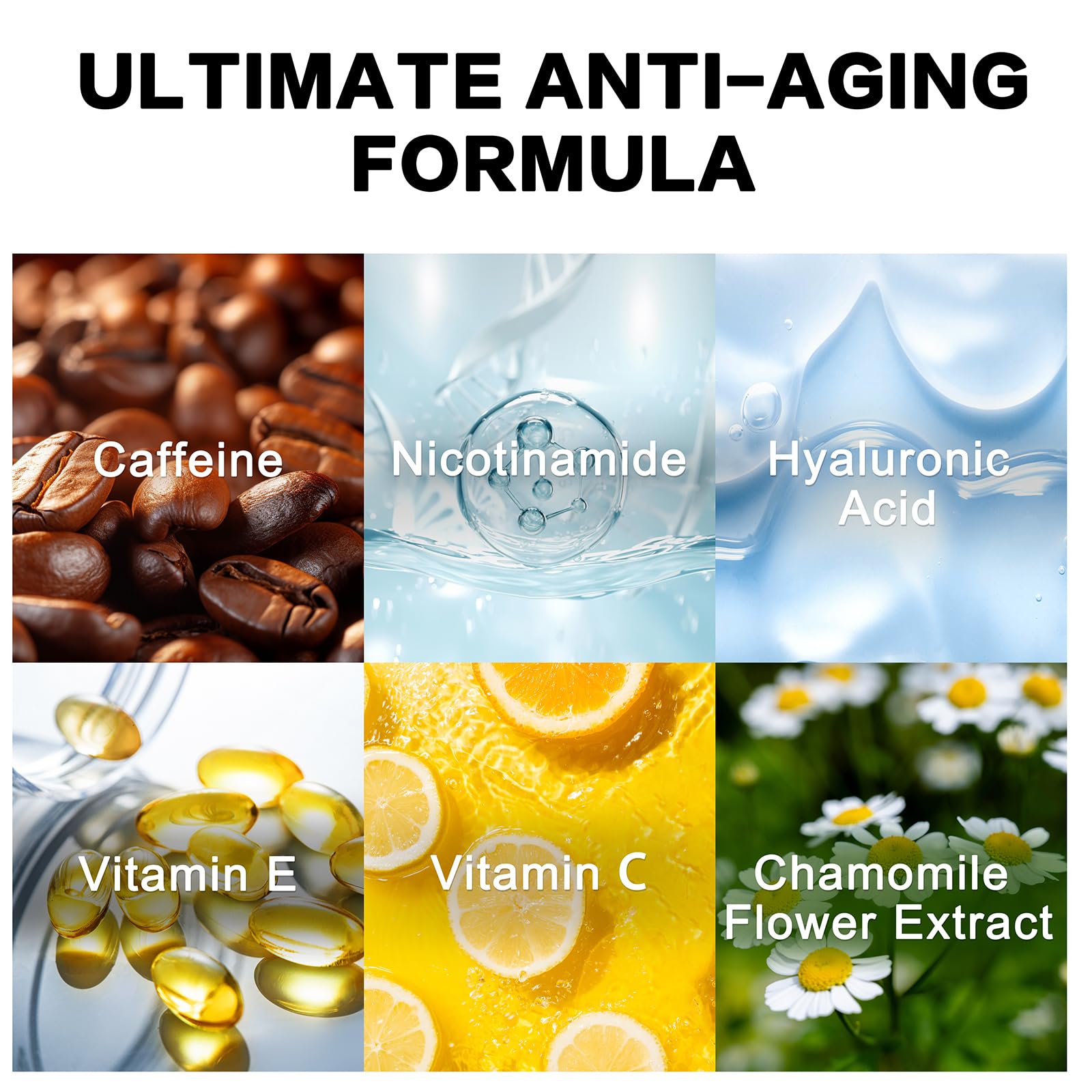 Face Moisturizer - LAVONE Moisturizer Face Cream for Women and Men with Caffeine, Hyaluronic Acid, Vitamin E/C | Daily and Night Facial Moisturizer | For Dry, Oily, Sensitive, and Acne-Prone Skin