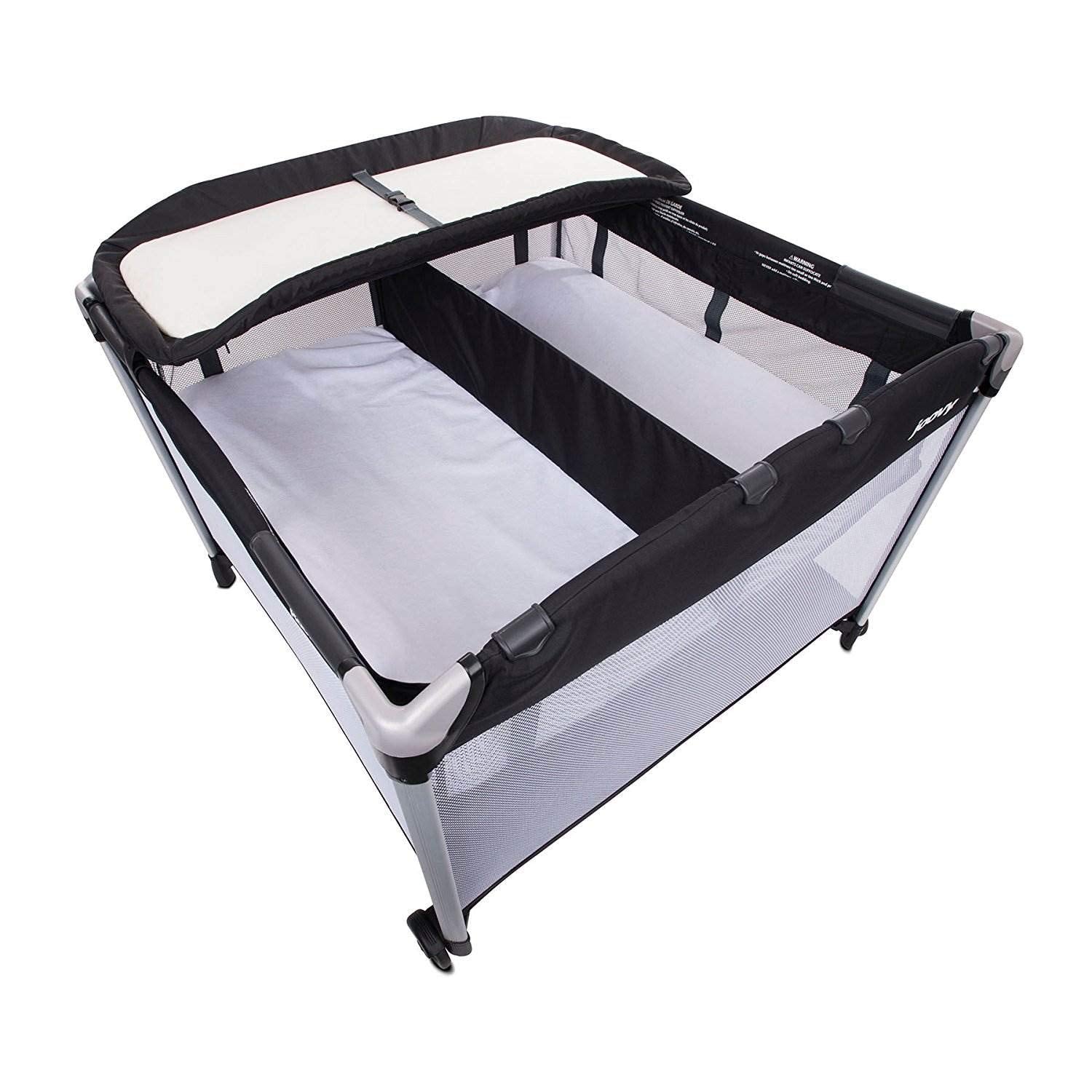 Joovy Room Twin Nursery Center with Bassinet, -Playard Sold Separately, 1 Count (Pack of 1)