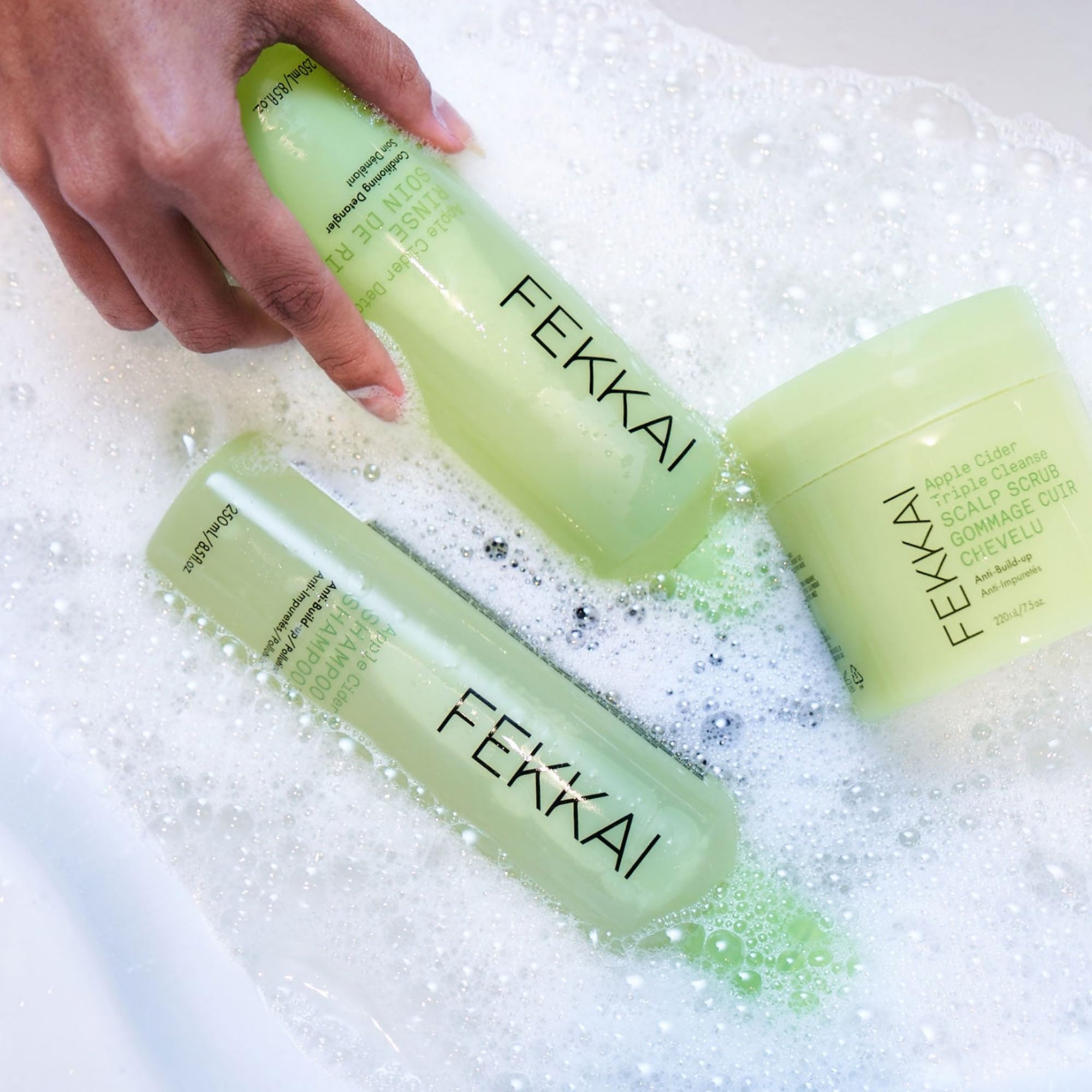 Fekkai Apple Cider Detox Shampoo - 8.5 oz - Deeply Cleanses & Removes Visible Build-Up - Free of Sulfates, Parabens, Phthalates - Vegan, Cruelty-Free