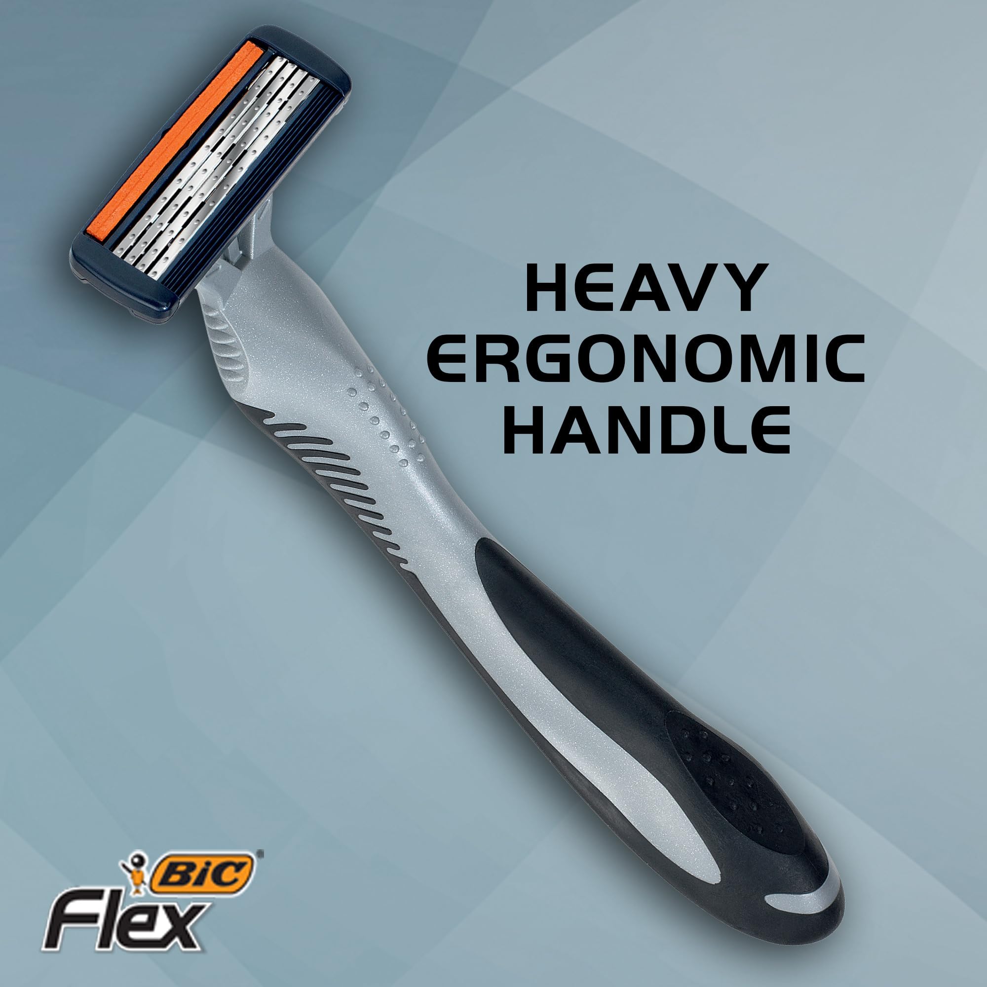 BIC Flex 4 Titanium Sensitive Disposable Razors For Men, For a Smooth, Ultra-Close and Comfortable Shave, 10 Piece DIsposable Razor Set with 4 Blades