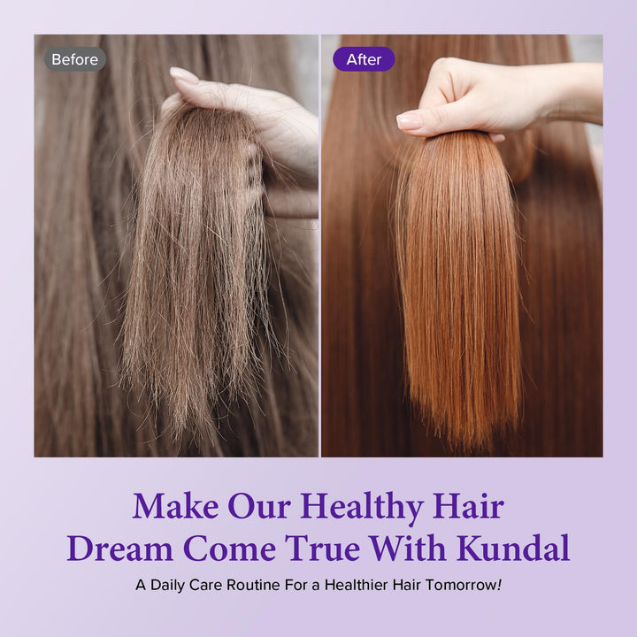 KUNDAL Honey & Macadamia Natural Conditioner Korean Hair Care Damage Repair, Deep Hydration, Long Lasting Fragrance, with Honey, Macadamia Oil 6.76fl oz (Pack of 2) (English Rose)